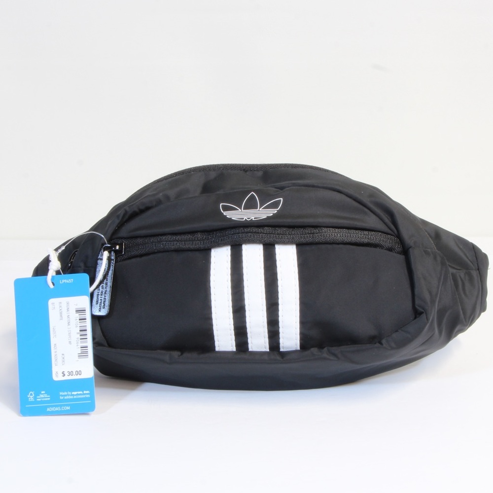 Adidas Originals Black National Waist/ Fanny Pack Travel Bag